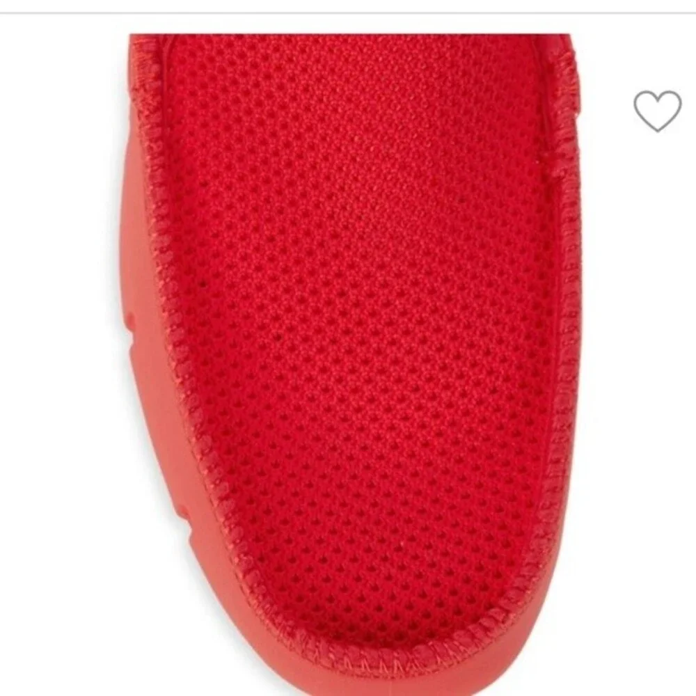 SWIMS Hole Knit Loafers in Red 9 NWOB